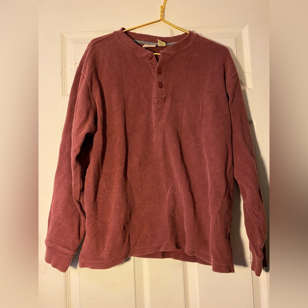 L.L. Bean Two-Layer River Driver’s Long Sleeve Shirt- size L reg